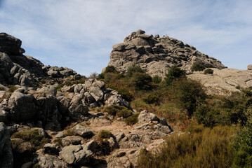 Paesaggi del Monte Limbara, veduta di Punta Giogantinu