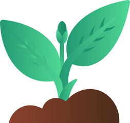 green tree with leaves