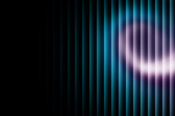 Abstract background with vertical lines and a blurred, blue and purple shape