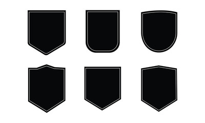 Set of vintage label and badges shape collections. Vector illustration