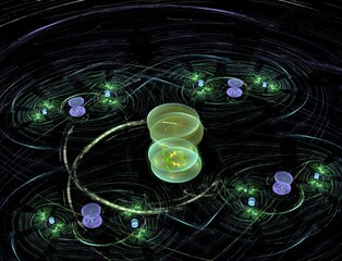 Imaginatory fractal abstract background Image