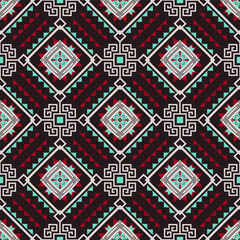 Elegant aztec kilim geometric pattern. Vector aztec southwestern geometric shape seamless pattern. Ethnic geometric pattern use for fabric, textile, home decoration elements, upholstery, etc.