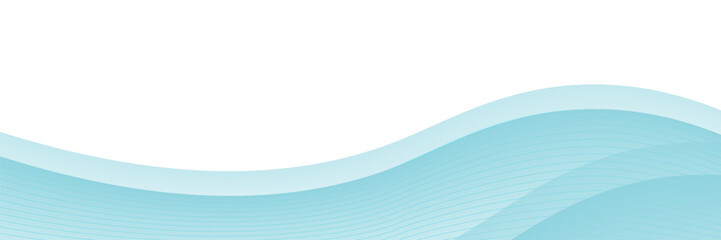 Abstract blue wave background, minimal wave design concept, vector illustration. for banner, banner.