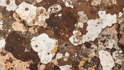 Rough, mottled pavement surface