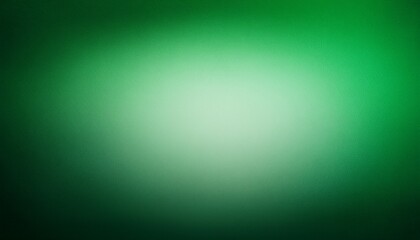 Obraz premium Green Gradient Background With Soft Blurry Texture And White Center And Dark Border Grunge