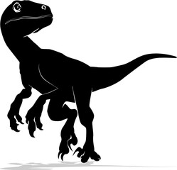 Dinosaur Adventure vector illustration of a dinosaur Collection of dinosaur silhouettes