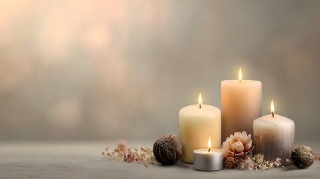 photorealistic all saints day background sober candles