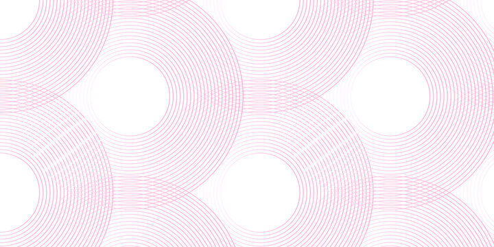 Geometric circle stripe diagonal overlap colorful minimal fabric textile design. abstract background oblique stripe diagonal line wave parallel pink digital vector illustration art pattern.	
