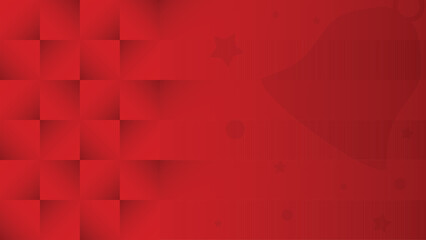 Fototapeta premium Christmas Gradient Square Background, Red Gradient Celebration, Christmas Celebration Cover