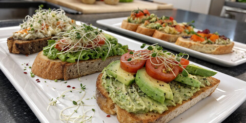 Beautiful sandwich decorations