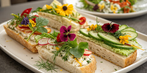 Beautiful sandwich decorations