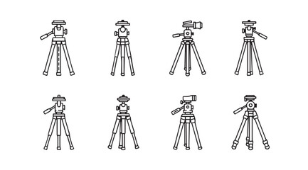Vector art of tripod