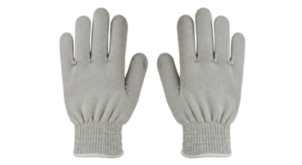Pair of work gloves isolated PNG with Transparent Background