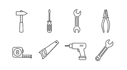 Vector art of tools