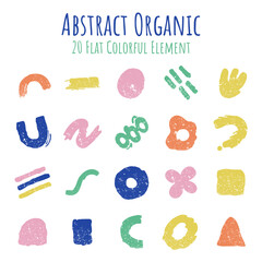 A collection of colorful, textured abstract icons perfect for creative branding,
social media posts, and modern design projects. Each element features a
unique hand-drawn style, evoking fun and artist