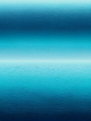 Serene Ocean Horizon with Gradient Blue Water Texture - AI Generated
