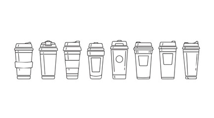 Vector art of coffee cup