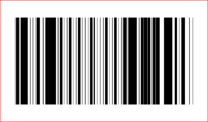 Barcode isolated. Code stripes sticker, Barcode labels. Simple fake bar code, Bar code for web design, Barcode product distribution icon