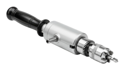 Hand drill for manual drilling isolated PNG with Transparent Background