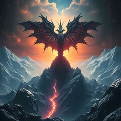 The Void-Weaver SHATTERING silence into cascading obsidian glaciers across dying suns as fractured starlight bleeds prismatic wounds through collapsing dimensional membranes, epic cosmic baroque