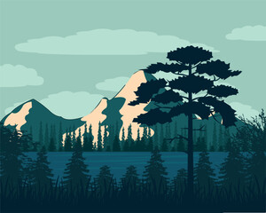 mountains landscape.eps