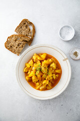 Turkey curry with pineapple