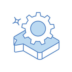 Natural Language Processing Duo Tone Color Icon