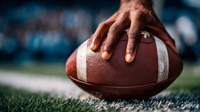 Football is on the ground