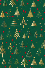 Cute Christmas Tree Background
