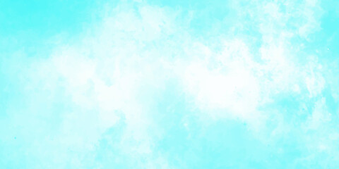 cloudy sky with color and white clouds filling the frame in an artistic watercolor painting style clouds background.