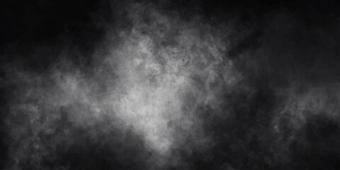 central cloud of white smoke or fog like substance effect Moody Gray Fog Texture dark Background.