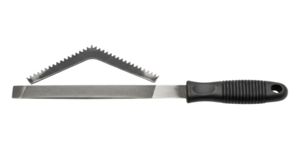 Metal file and rasp tools isolated PNG with Transparent Background