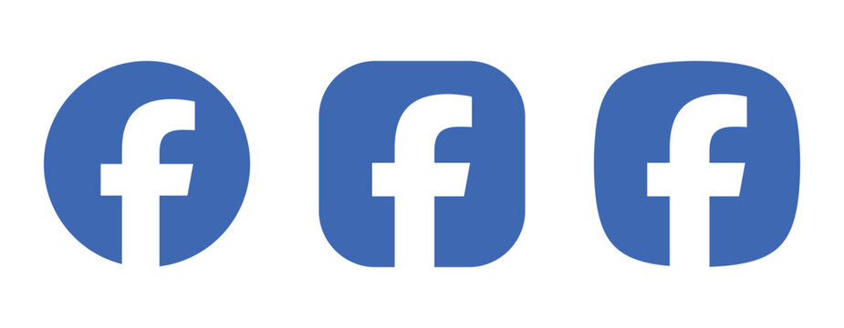 facebook social media icon logo blue color