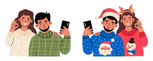 Seasonal Planner with Cute Girl. Winter, Spring, Summer and Autumn Organizer for grid Calendar Month, To-Do list and Note, memo. Female Vector Vertical printable Template. Flat Kids collection. Not AI