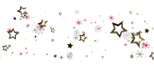 Beautiful star and snowflake elements are perfect for holiday decorations, celebration concepts, party designs or winter themes.