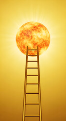 The Stairway That Chases Clouds and Sunlight
