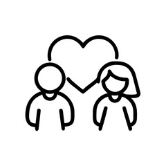 man and woman with speech bubbles