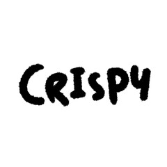 crispy png outline, cute cartoon handdraw clipart kids doodle element hand drawn doodle, handwriting clipart, kawaii kids drawing, funny character, childlike sketch, handwritten words,