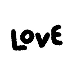 love png outline, cute cartoon handdraw clipart kids doodle element hand drawn doodle, handwriting clipart, kawaii kids drawing, funny character, childlike sketch, handwritten words,