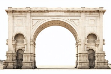 Obraz premium Architecture photo of a arch white background building outdoors.