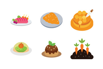 Vibrant assortment of delicious desserts and sweet treats