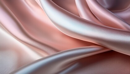 Smooth Fabric Texture With Waves And Soft Reflections In Pastel Tones