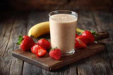 strawberry milk shake