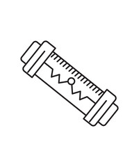 fuse icon, vector best line icon.