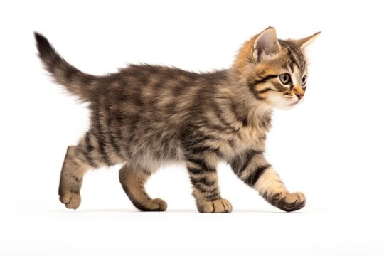 Photo of kitten walking animal mammal manx.