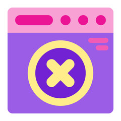 Obraz premium Access denied icon