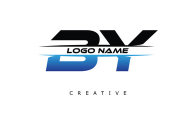 BY Creative Dynamic Logo Design | Modern Music & Entertainment Branding