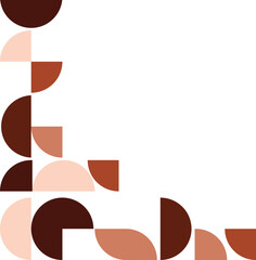 corner geometric shape bauhaus border