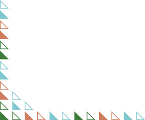 corner geometric shape bauhaus border