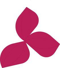 vector illustration of a green leaf